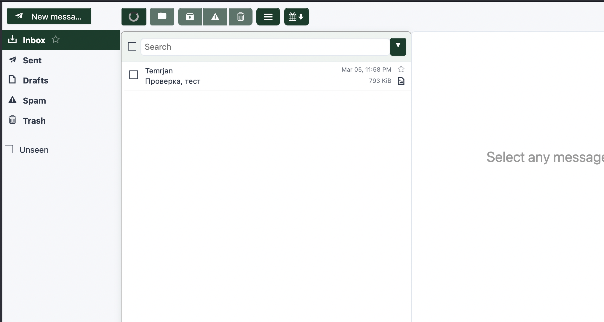 Biotact Mail screenshot 2